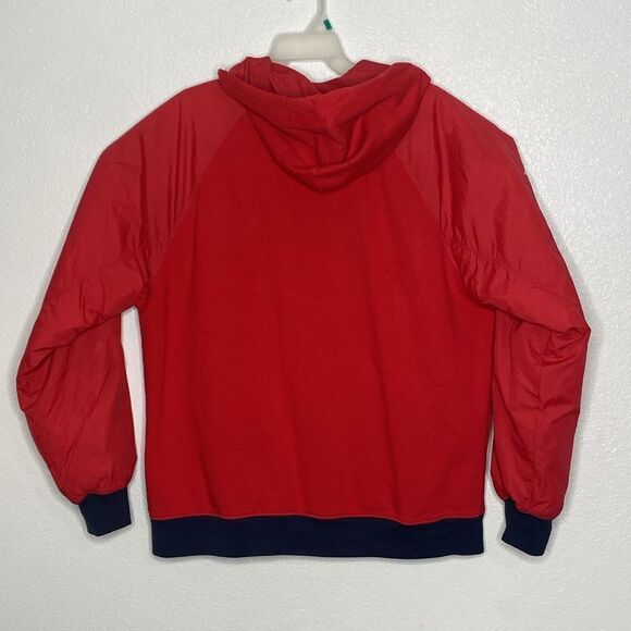 DISNEY PARKS Men’s Red Full Zip Hooded Jacket Size L - Picture 6 of 7